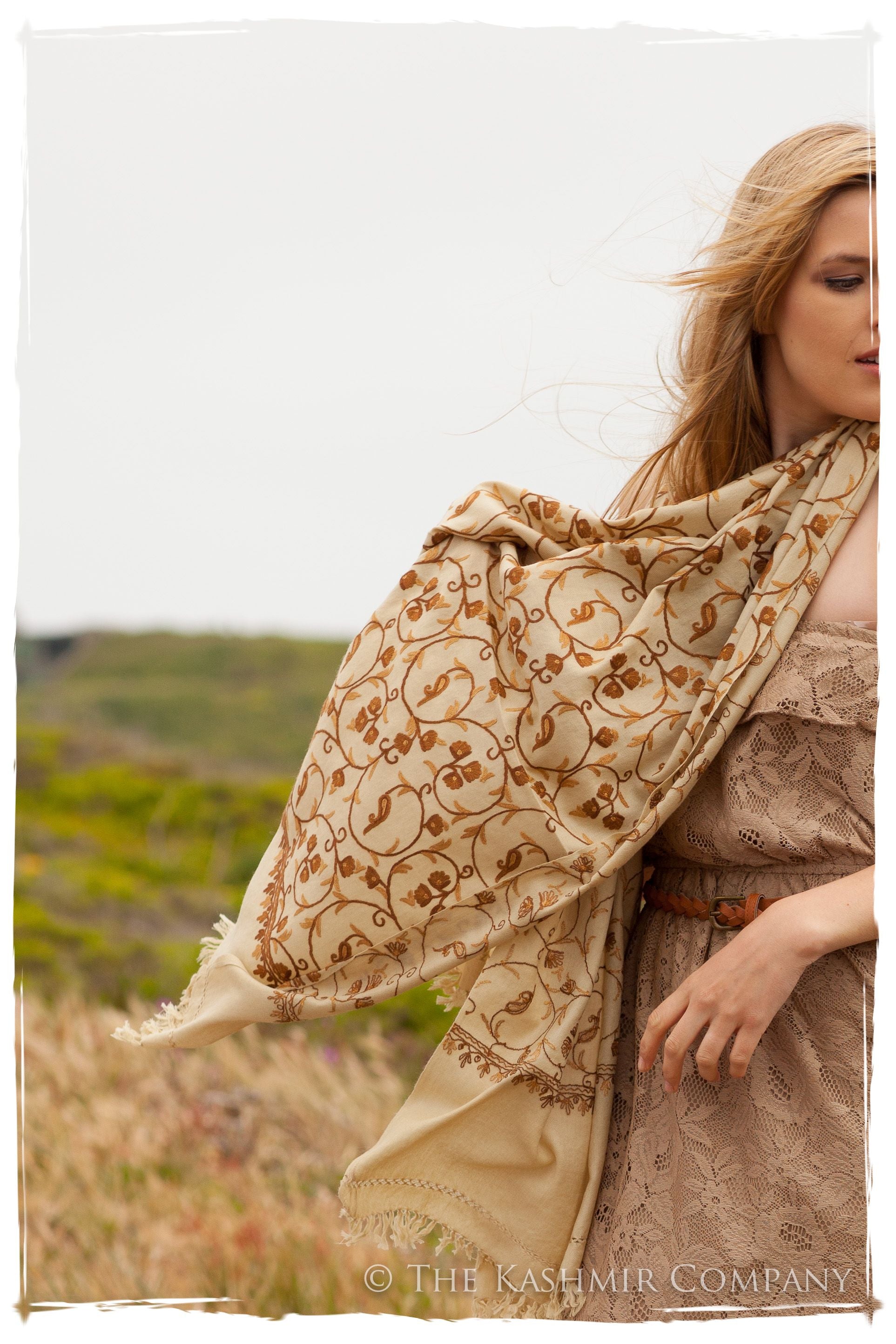 Cairière Gold Secret Garden Shawl