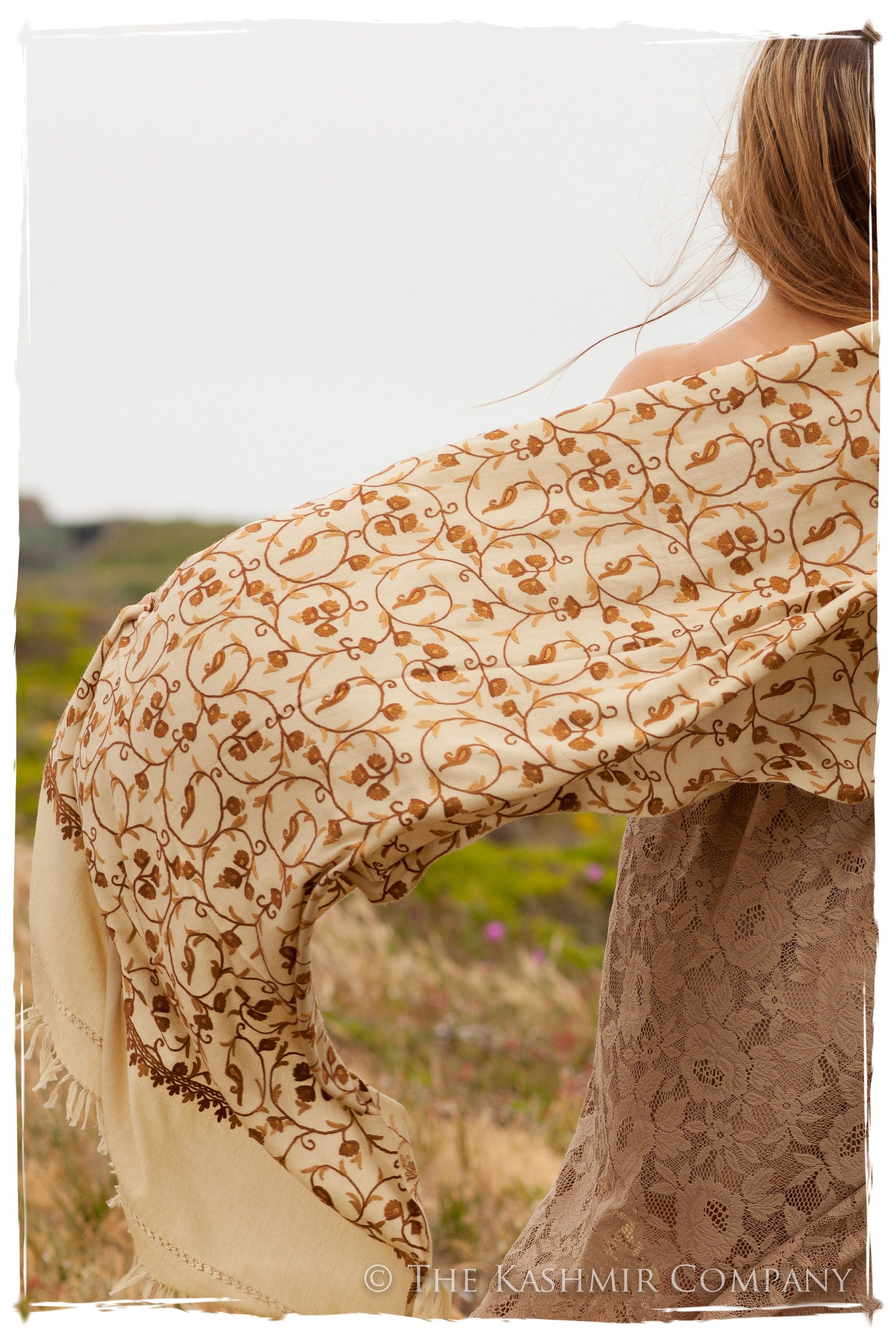 Cairière Gold Secret Garden Shawl
