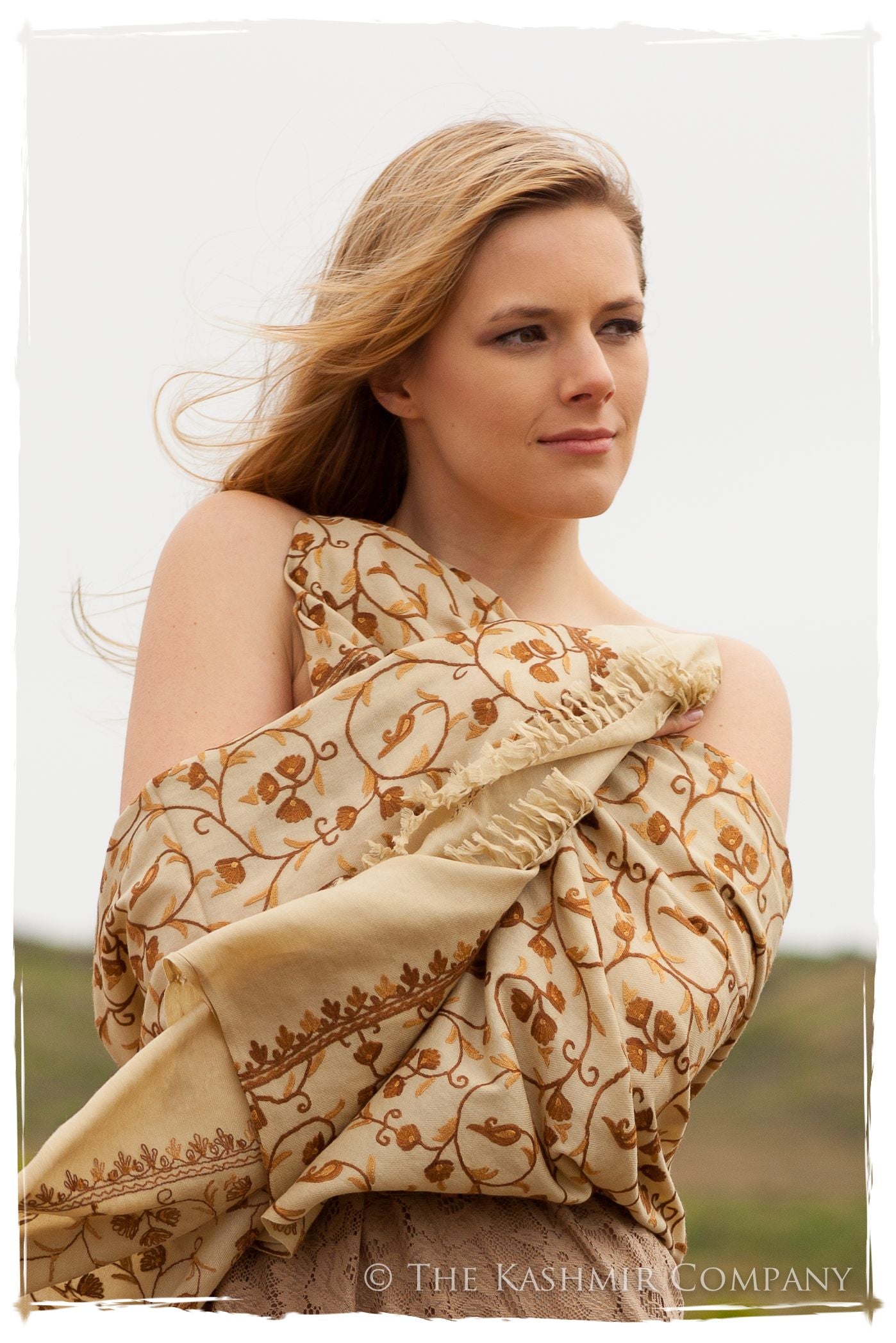 Cairière Gold Secret Garden Shawl