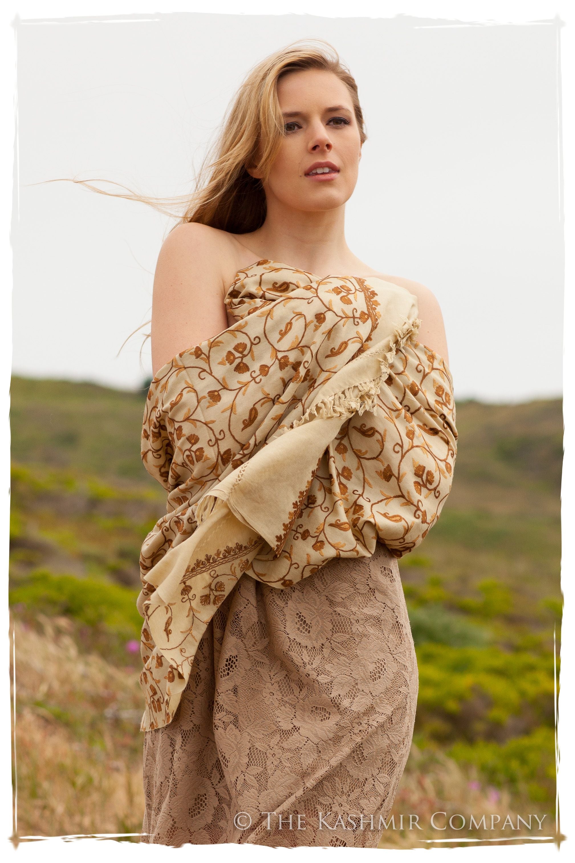 Cairière Gold Secret Garden Shawl