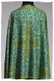 Royale Emerald Paisley Antiquaires Shawl