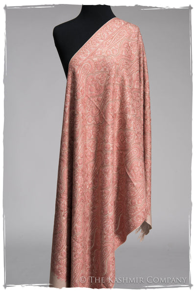 Royale Cashmere Rose Paisley Antiquaires Shawl