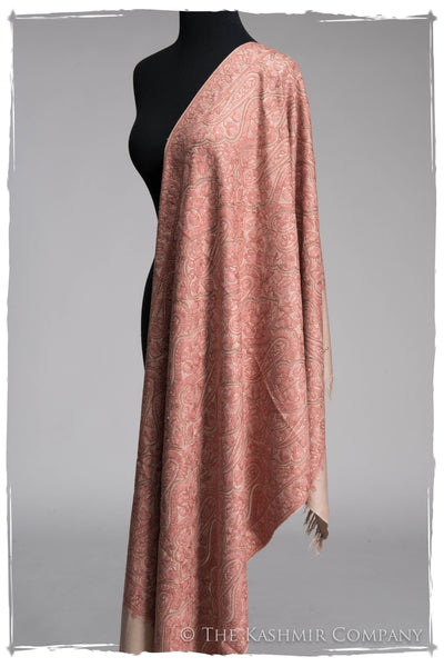 Royale Cashmere Rose Paisley Antiquaires Shawl