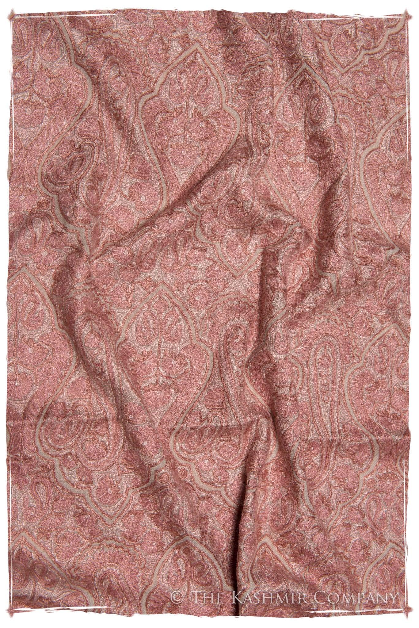 Royale Cashmere Rose Paisley Antiquaires Shawl