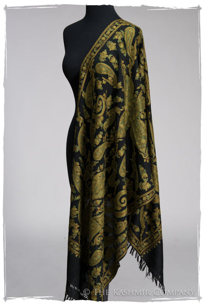 Rococo Emerald Paisley Antiquaires Shawl