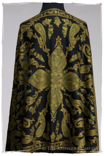 Rococo Emerald Paisley Antiquaires Shawl