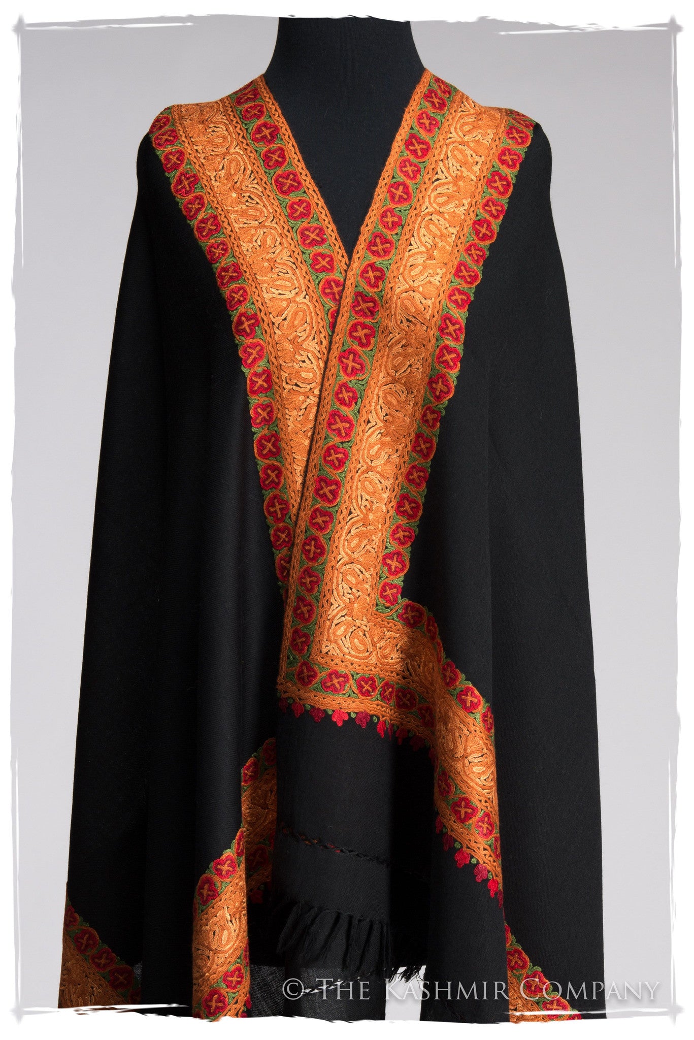 Trois Frontière Fleur Royale Mascarade Shawl