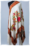 Trois Frontières Ivoire Pauline Kashmir Shawl