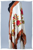 Trois Frontières Ivoire Pauline Kashmir Shawl