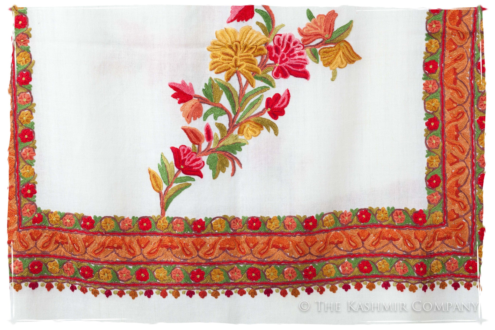 Trois Frontières Ivoire Pauline Kashmir Shawl