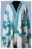 Turquoise Bleu Jardin Cannes Kashmir Shawl