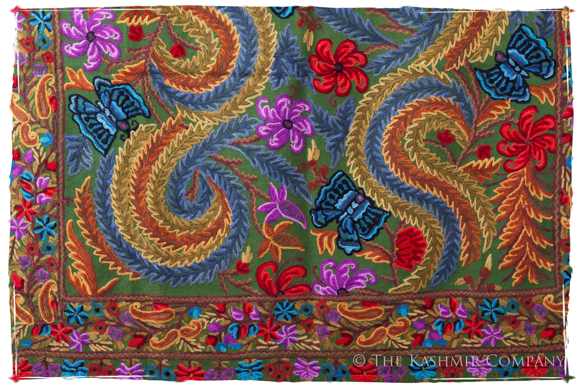 Papillon Cachemire Antiquaires Kashmir Shawl