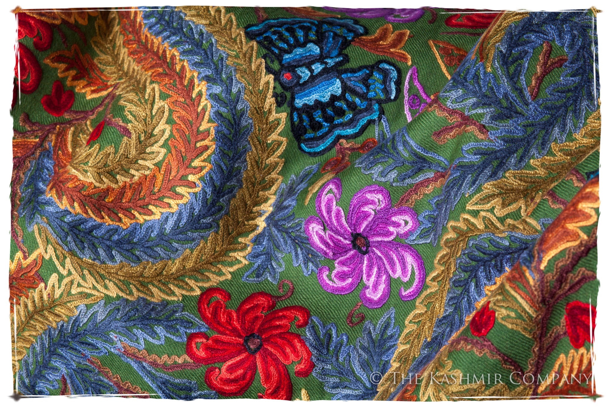 Papillon Cachemire Antiquaires Kashmir Shawl