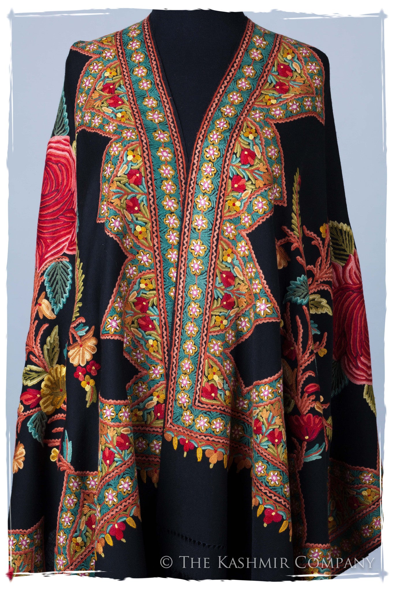 Frontière Rose Provence Kashmir Shawl