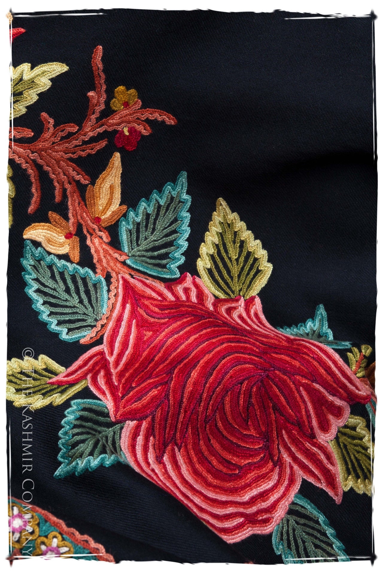Frontière Rose Provence Kashmir Shawl