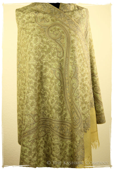 Field of Paisley Fall Camel Shawl