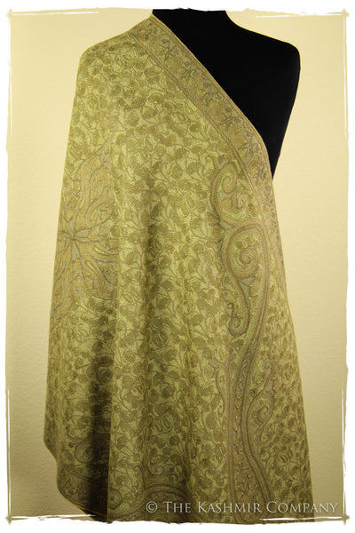 Field of Paisley Fall Camel Shawl