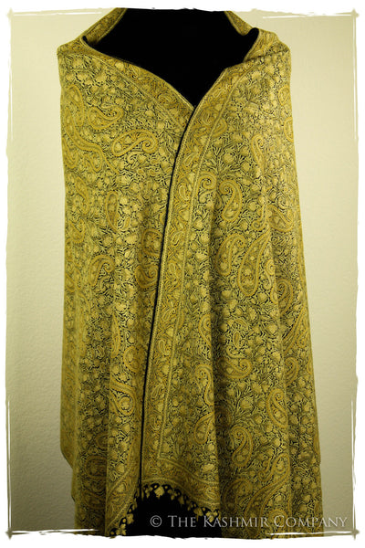 Field of Aspen Gold Paisley Antiquaires Shawl