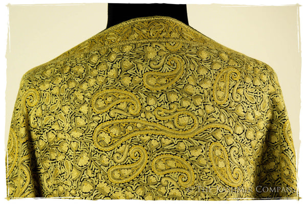 Field of Aspen Gold Paisley Antiquaires Shawl