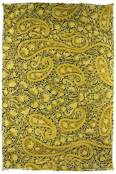 Field of Aspen Gold Paisley Antiquaires Shawl