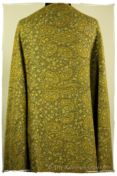 Field of Aspen Gold Paisley Antiquaires Shawl