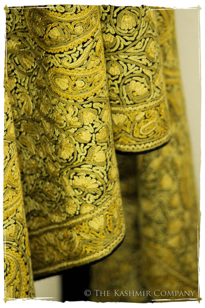 Field of Aspen Gold Paisley Antiquaires Shawl