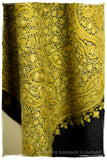 Field of Aspen Gold Paisley Antiquaires Shawl