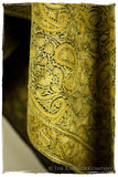 Field of Aspen Gold Paisley Antiquaires Shawl