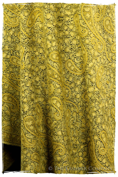 Field of Aspen Gold Paisley Antiquaires Shawl