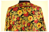 San Francisco Fall Garden Black Kashmir Shawl