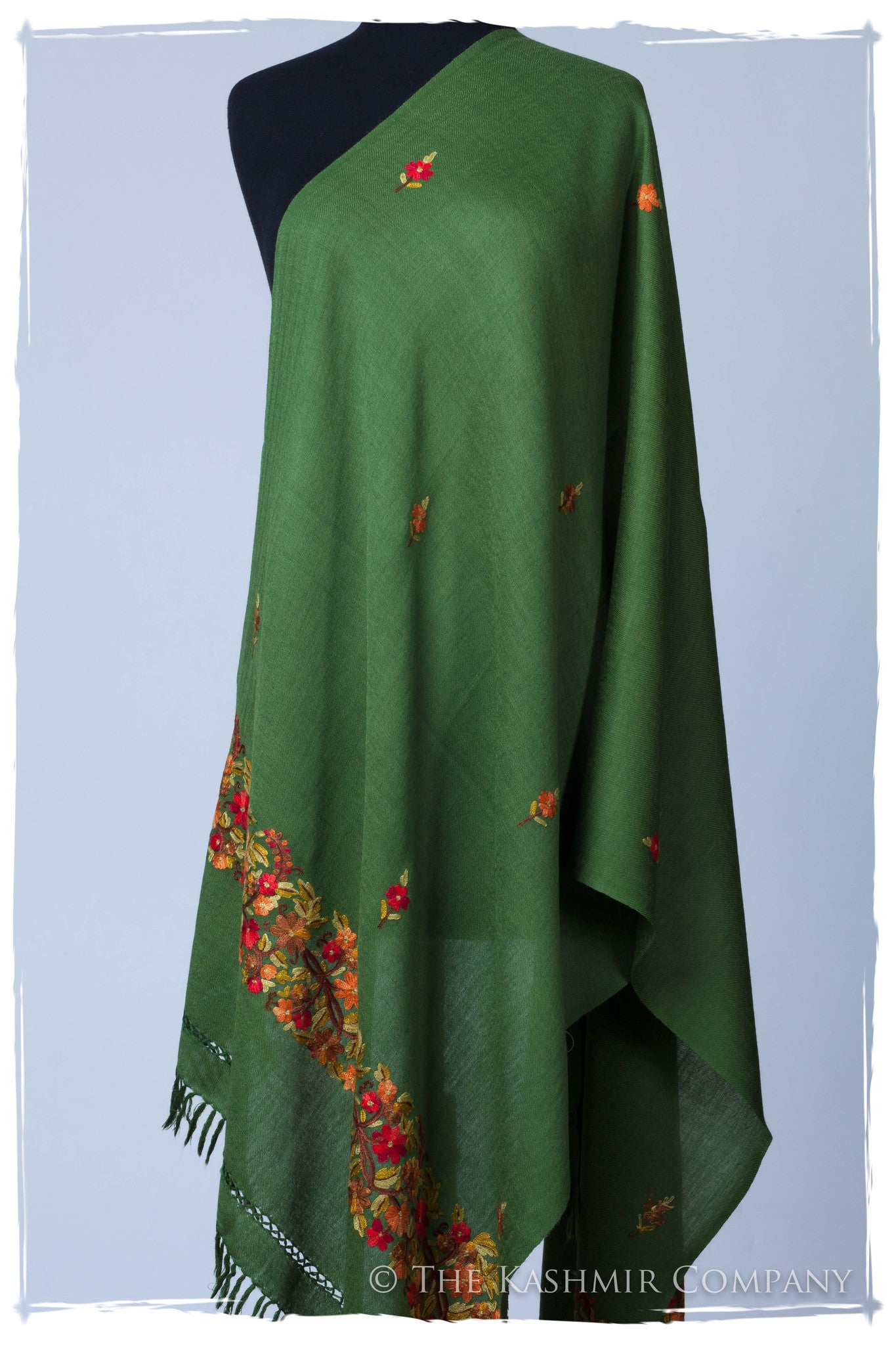 Watercress Frontière Jardin Gift Shawl