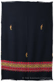 Trois Frontières Noir Rouge Jardin Gift Shawl
