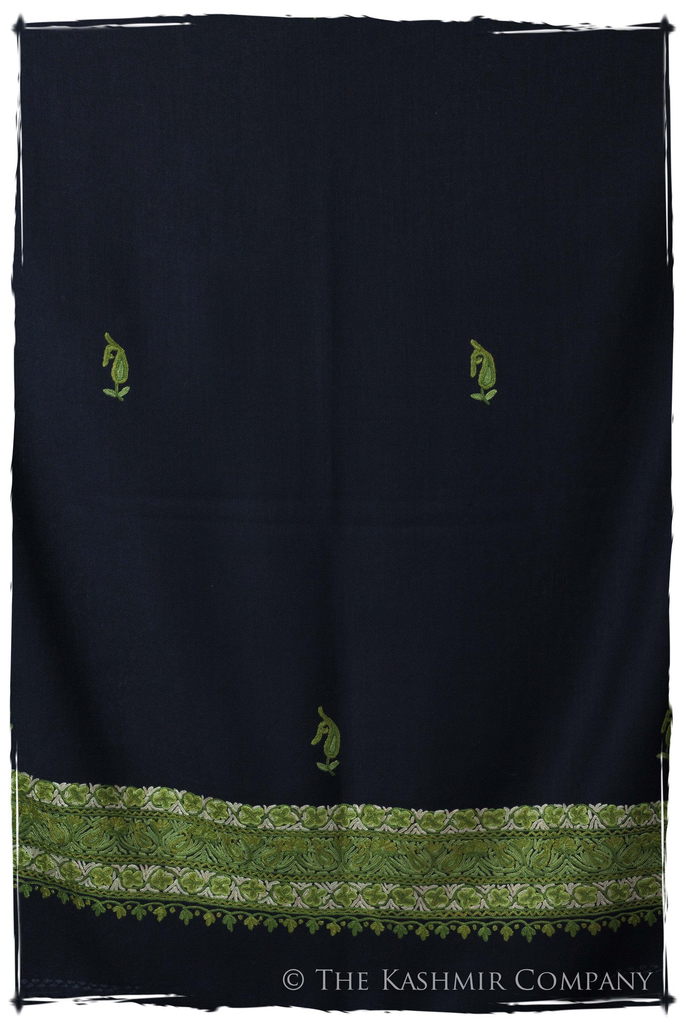 Green Trois Frontières Noir Jardin Gift Shawl