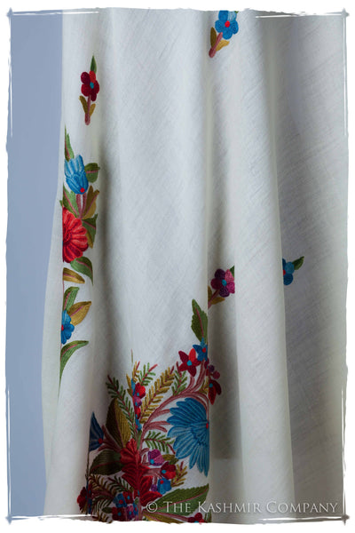 Celestial Ivory Garden Renoirs Dream Shawl