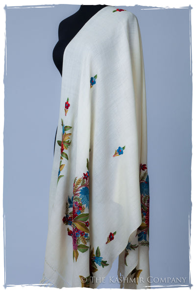 Celestial Ivory Garden Renoirs Dream Shawl