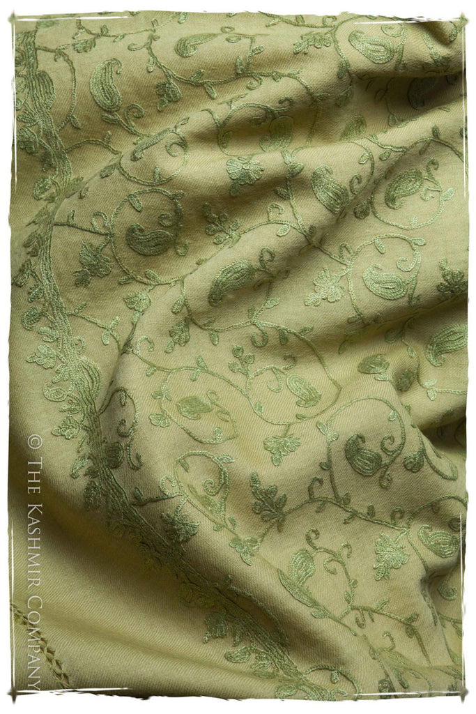 Sage Secret Garden Shawl
