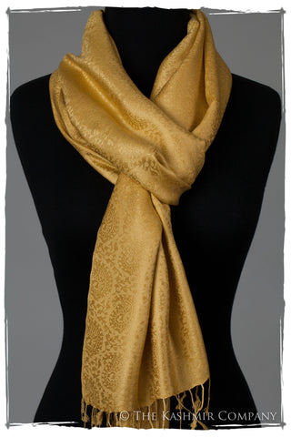 Sent From Above Gold Silk Scarf