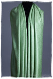 Crème de Menthe Paisley Silk Scarf