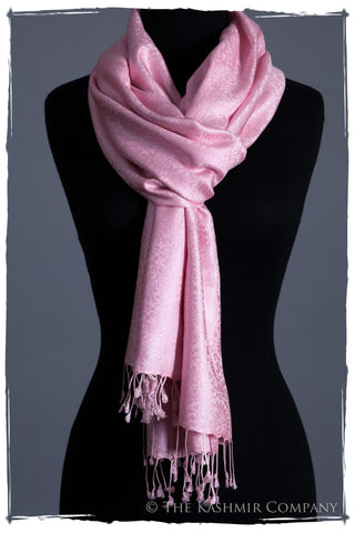 L’amour Paisley Silk Scarf