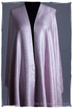 Lavender Fog Paisley Silk Scarf