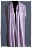 Lavender Fog Paisley Silk Scarf