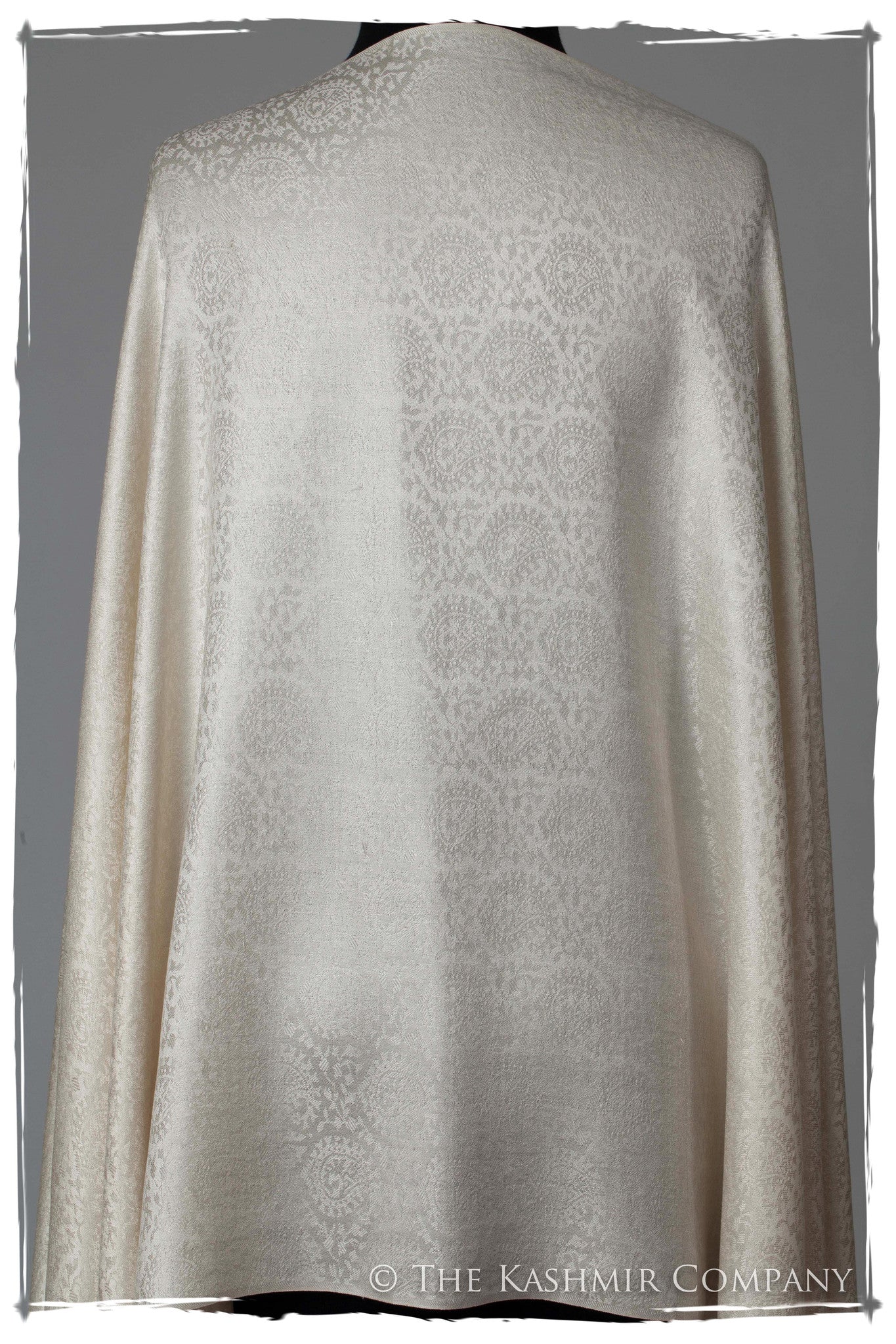 Angel’s Wing - Ivory Silk Scarf