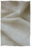 The Snowcapped Ivory Cashmere Scarf