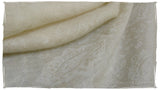 The Snowcapped Ivory Cashmere Scarf