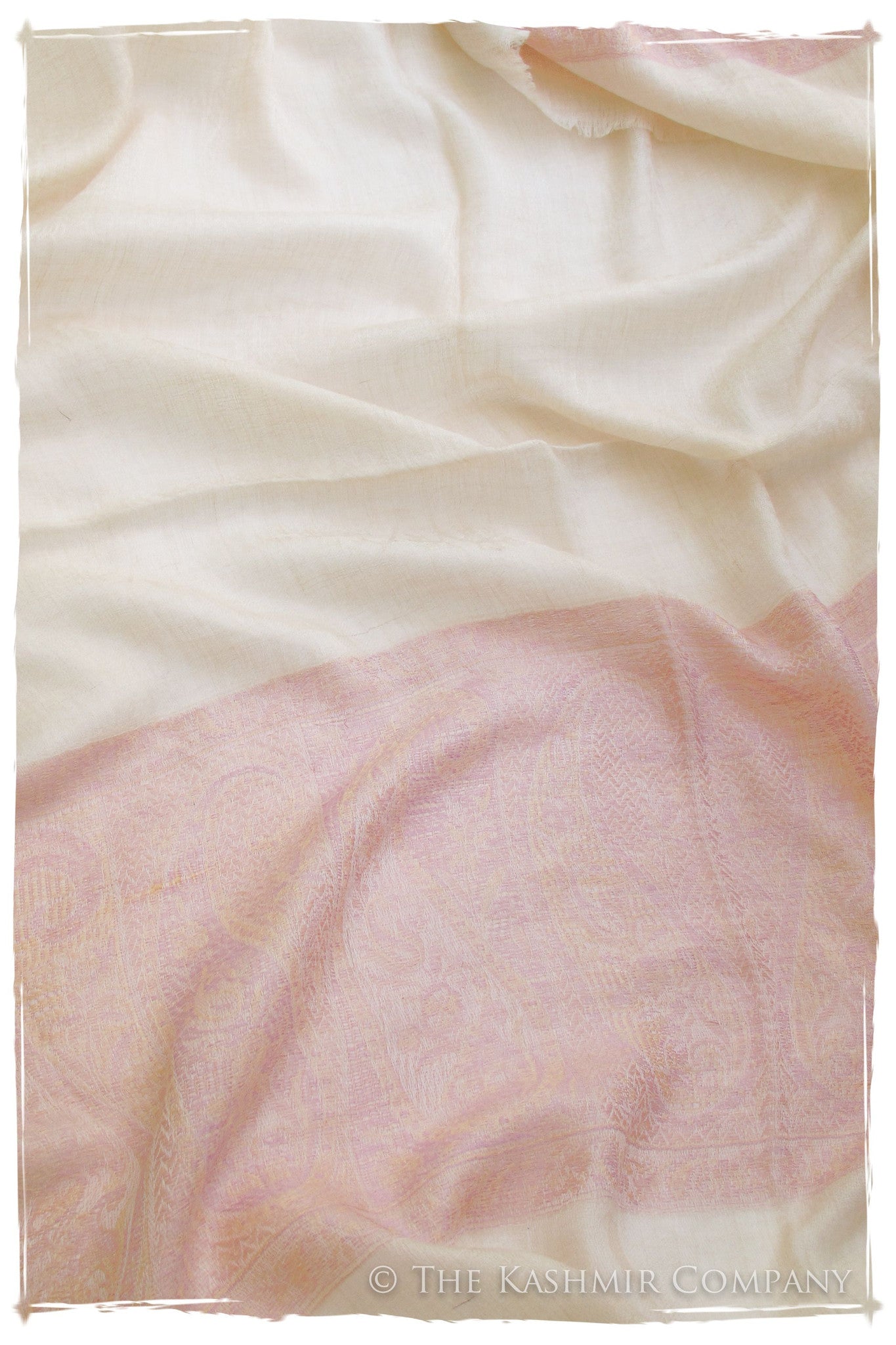 The Glisten & Blush Cashmere Scarf