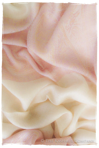 The Glisten & Blush Cashmere Scarf