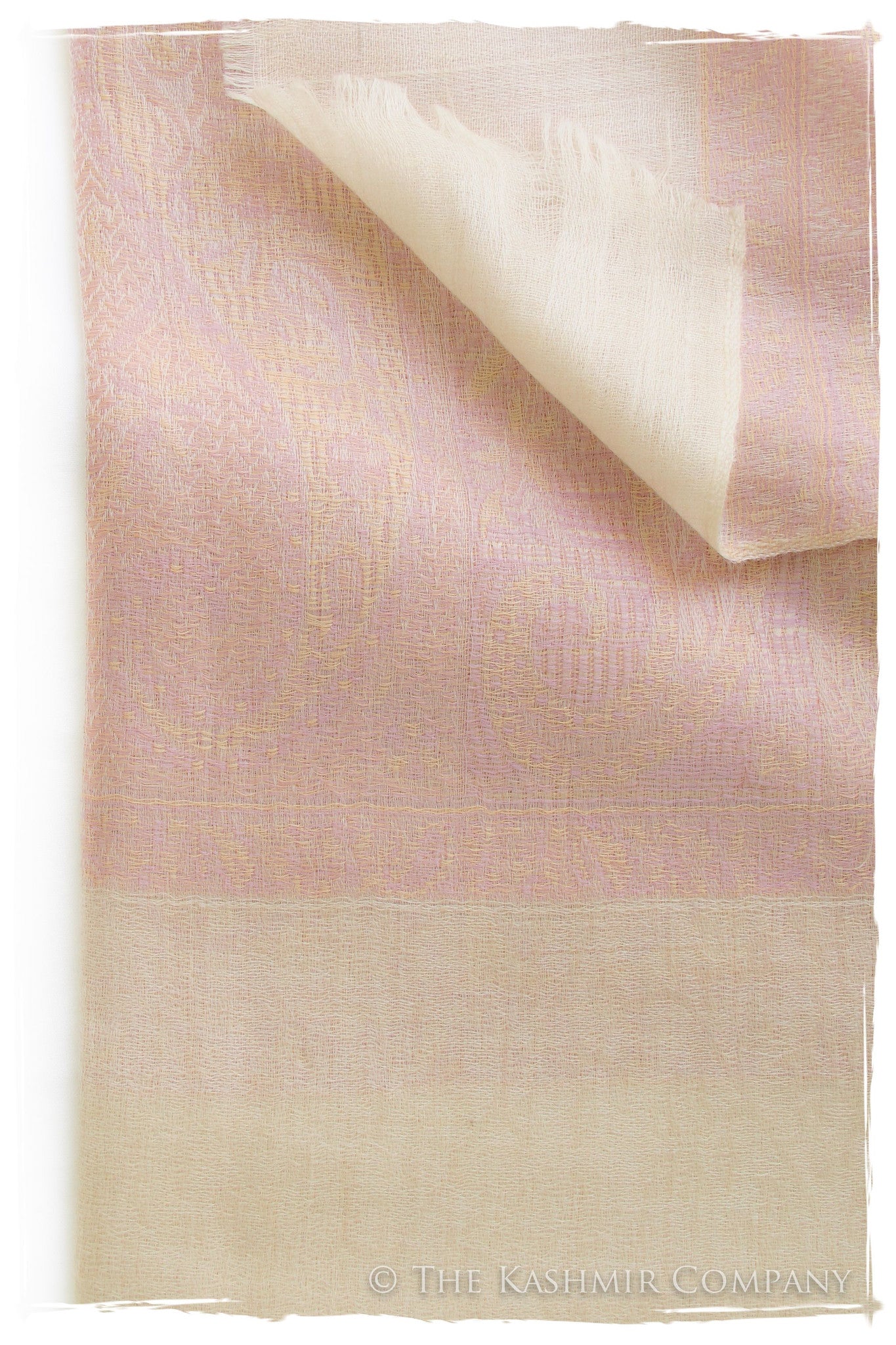 The Glisten & Blush Cashmere Scarf