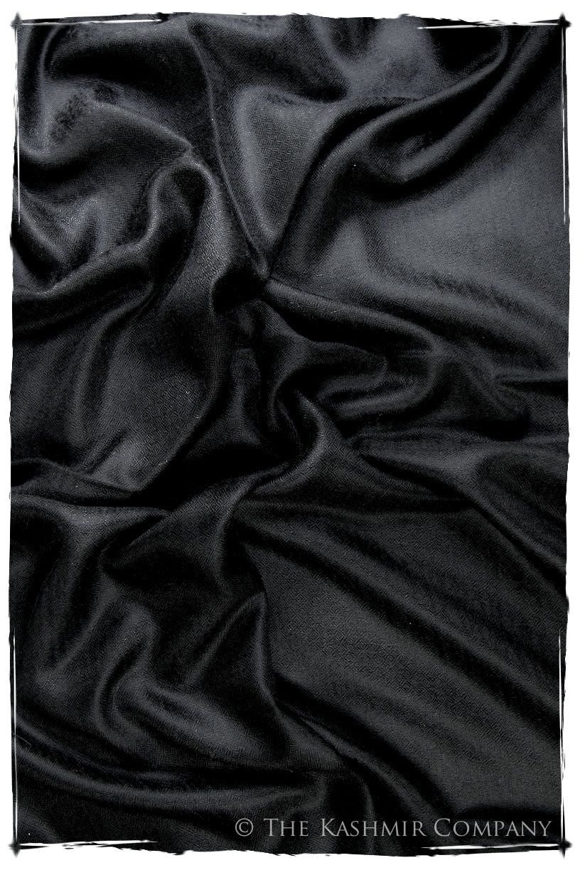 Ebony - Handloom Pashmina Cashmere Scarf