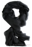 Ebony - Handloom Pashmina Cashmere Scarf