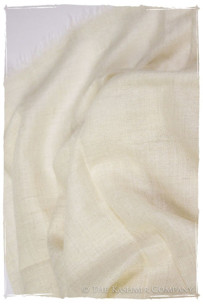 Ivory - Handloom Pashmina Cashmere Scarf